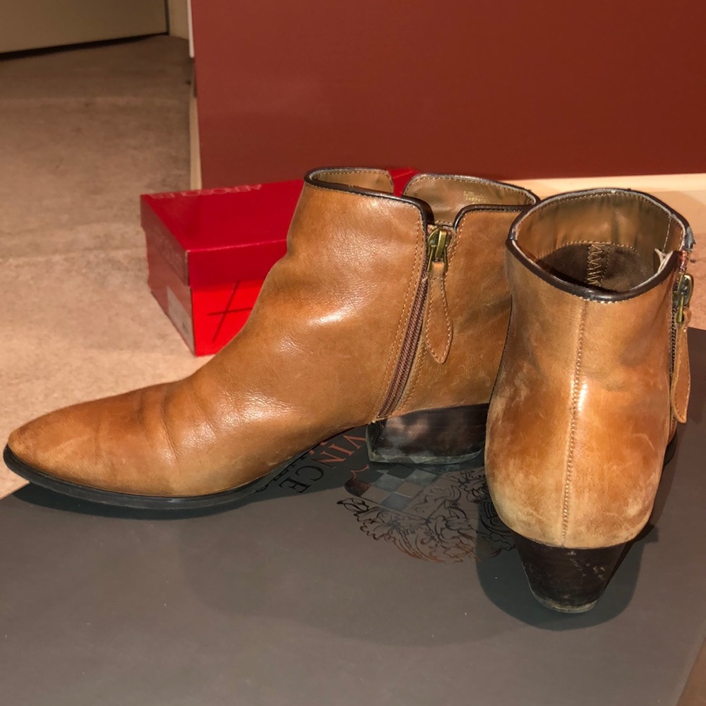 Franco Sarto Tan Booties
